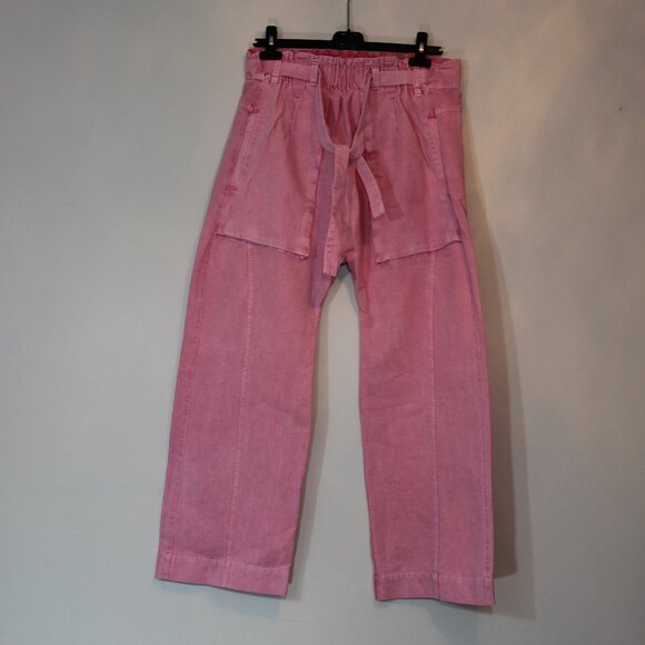 Sky Rider Pants in Rose Elastic waistband oversize woman's size Small/medium - Picture 3 of 9